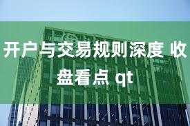 开户与交易规则深度 收盘看点 qt